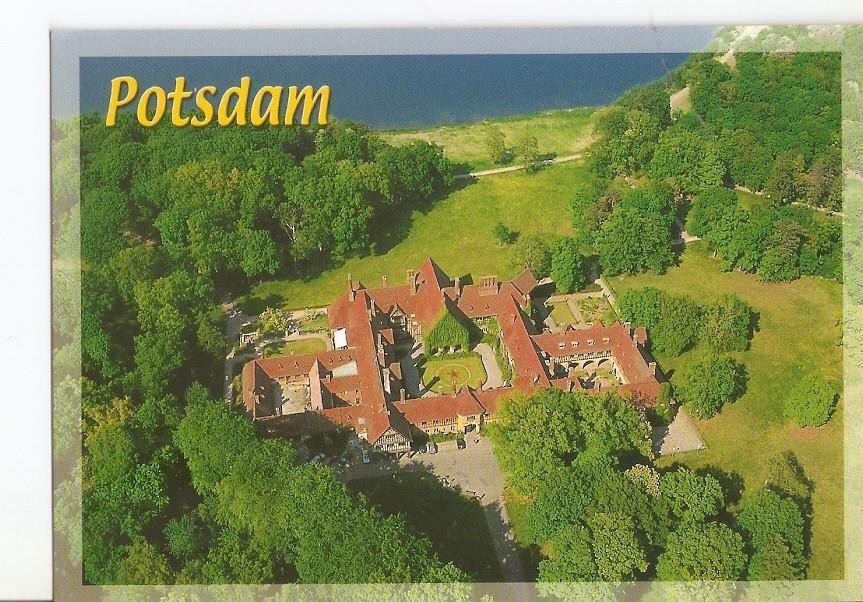 Postal 027841 : Potsdam, Cecilienhof - Luftaunahme