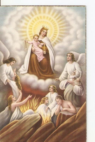Postal 027993 : Pintura virgen