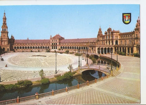 Postal 030224 : Sevilla Plaza de España  