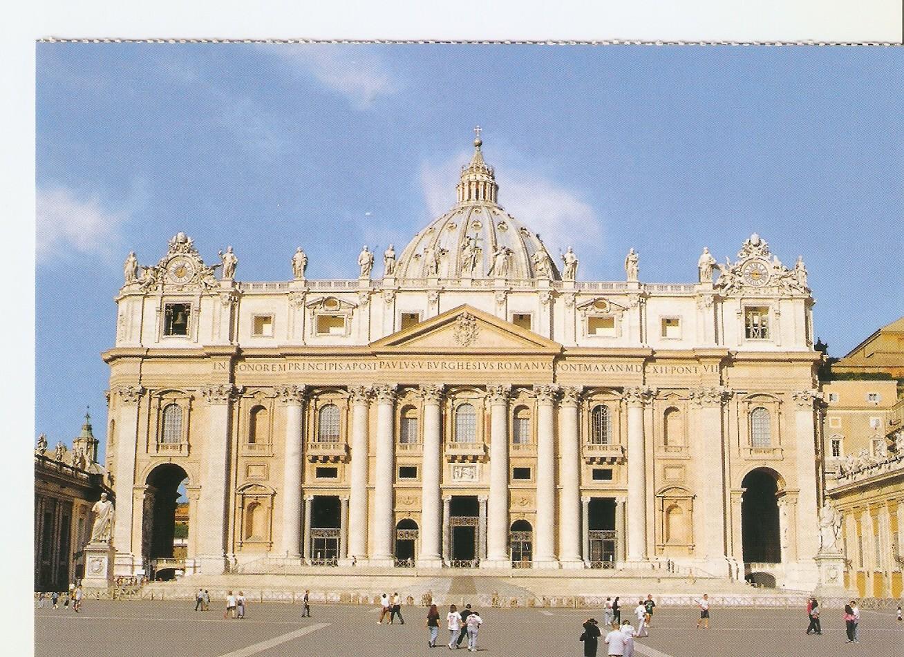 Postal 038243 : Citta del Vaticano St. Peter The Basilique