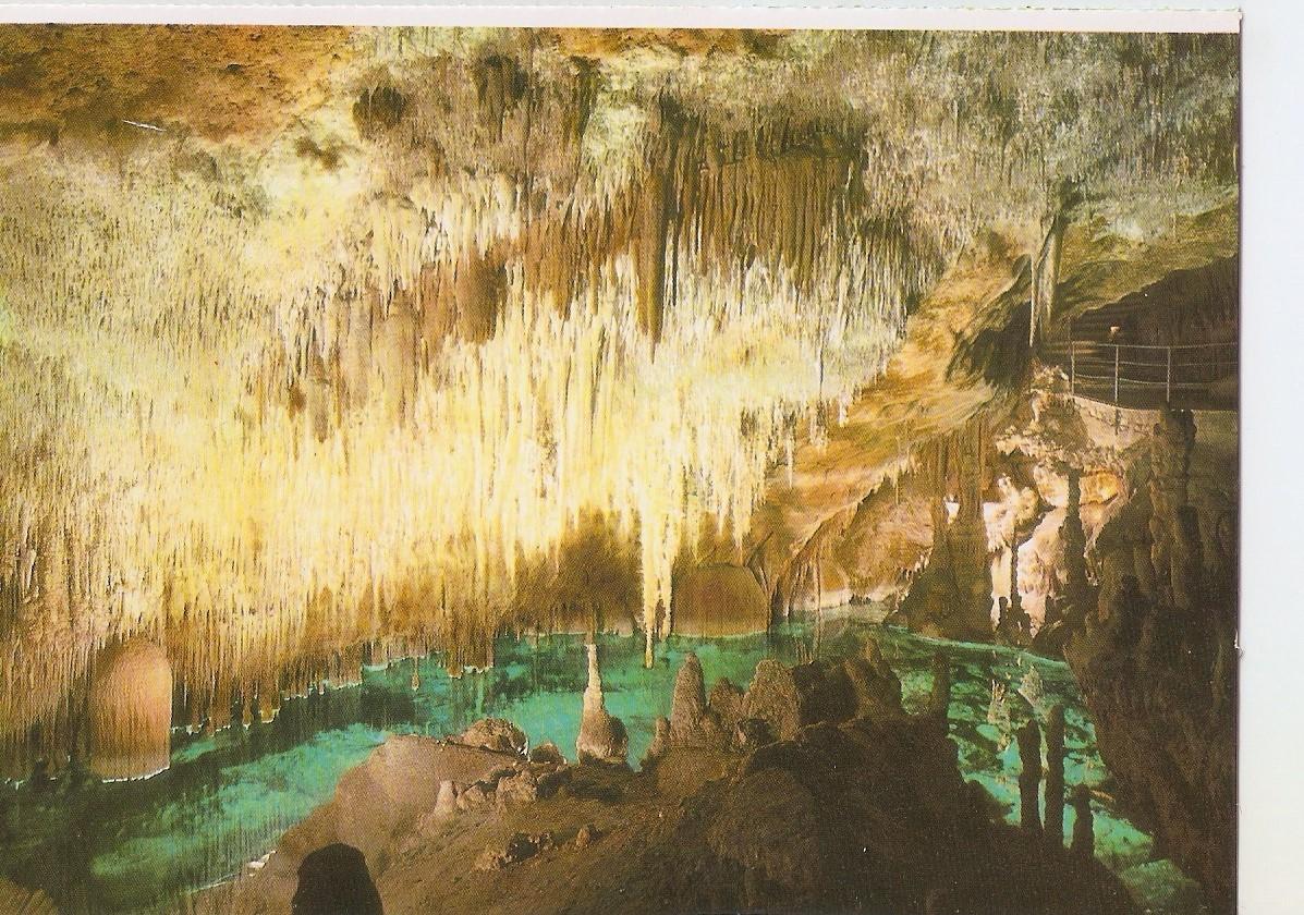 Postal 038724 : Cuevas del Drach. Porto Cristo - Mallorca. Baños de Diana