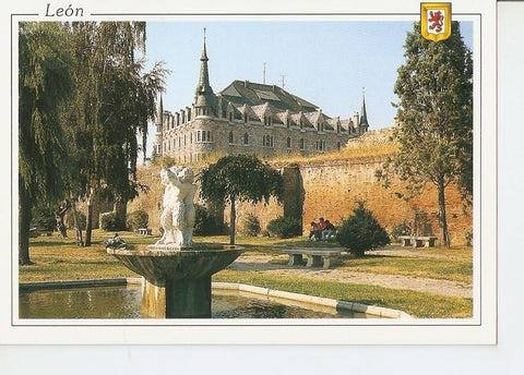Postal 040445 : Leon. Jardines del Cid