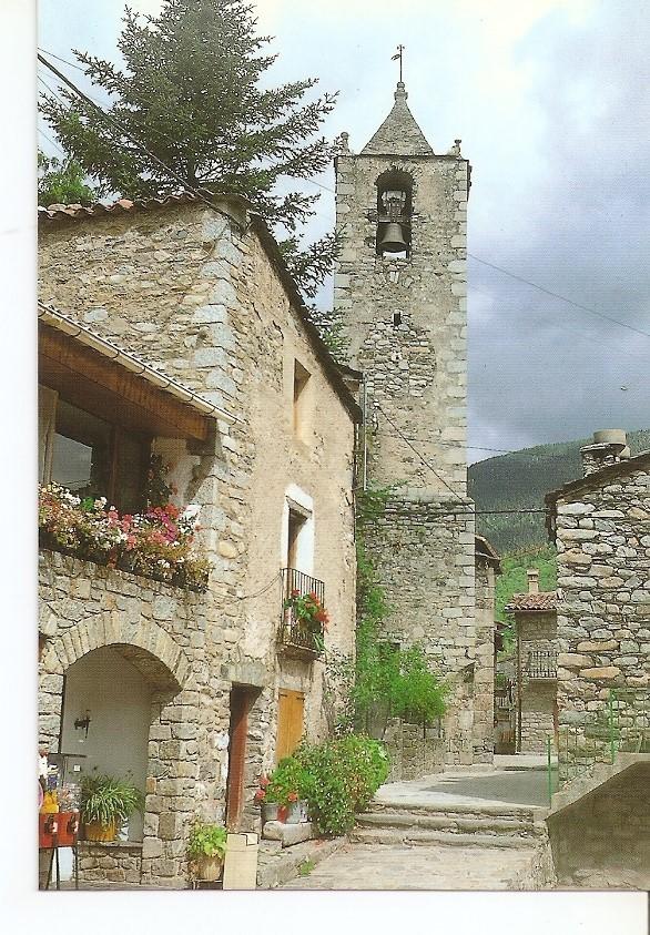 Postal 040490 : Setcases (Girona). Pirineu Catala. Esglesia de Sant miquel
