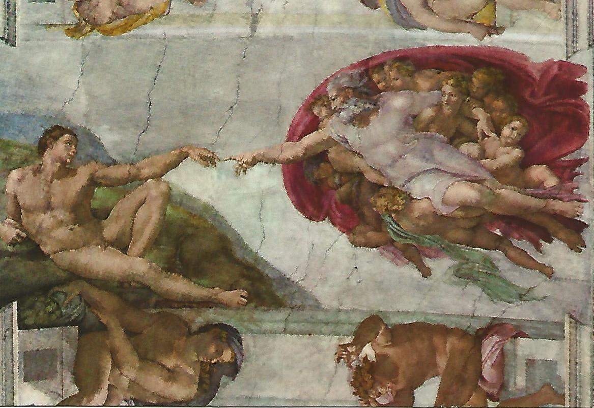 Postal 50161: VATICANO - Capilla Sixtina - Creacion del hombre