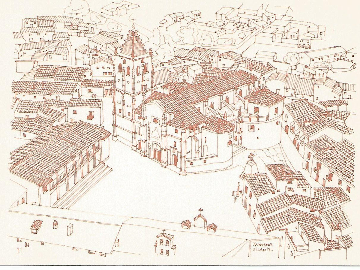 Postal 50671: XIMENA VICENTE - Torrelaguna. Iglesia de Sta. Maria Magdalena 