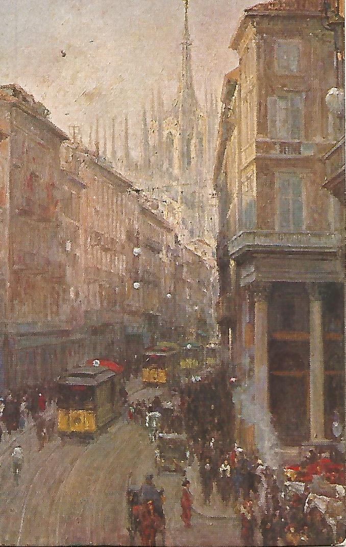Postal 52494: ANTONIO PIATTI:  Invierno en el corazon de Milan