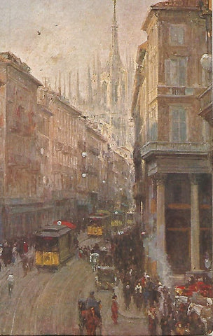 Postal 52494: ANTONIO PIATTI:  Invierno en el corazon de Milan