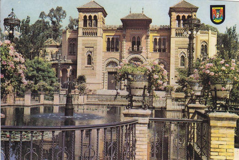 Postal 60380. Plaza de America. Palacio mudejar. Sevilla