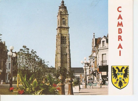 Postal 045010 : Cambrai (Nord) - Le beffroi. Mail Saint-Martin