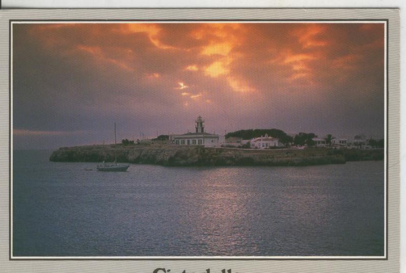 Postal 009428: entrada puerto Ciutadella, Menorca