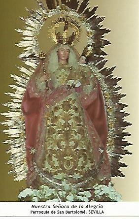 POSTAL 54670: Nuestra Señora de la Alegria. Sevilla