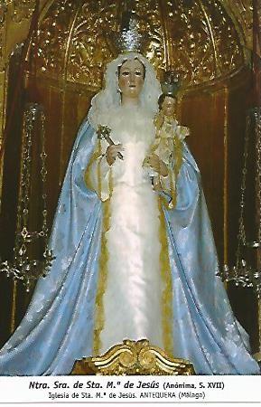 POSTAL 54732: Santa Maria de Jesus. Antequera Malaga