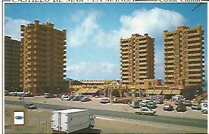 POSTAL 54923: MANGA DEL MAR MENOR Murcia. Castillo de Mar