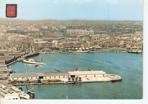 Postal 040872 : Valencia. Puerto. Vista aerea