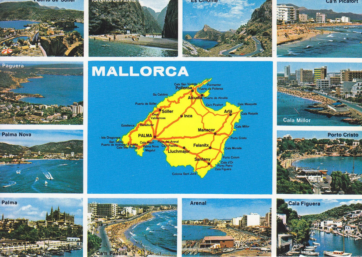 Postal 60741:  Varios motivos Mallorca