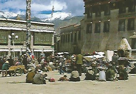 POSTAL 55751: TIBET. Calle Bajiao