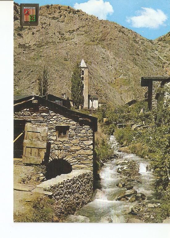 Postal 048534 : Valls dAndorra. Canillo. Vista parcial. El Moli vell