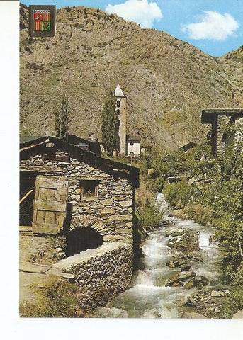 Postal 048534 : Valls dAndorra. Canillo. Vista parcial. El Moli vell