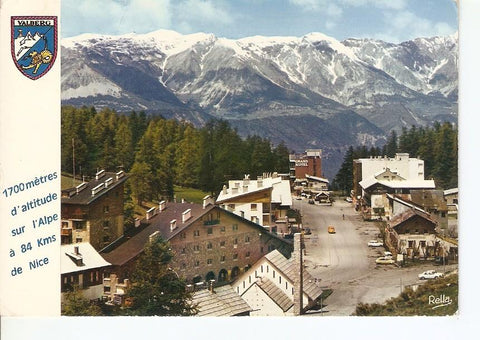 Postal 039799 : Les Alpes-Maritimes. Valberg. Le Centre de la Station et la Chaine du Saint-Honorat