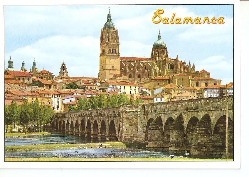 Postal 041209 : Salamanca. Catedral y Puente romano
