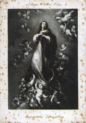 POSTAL 61605: Estampa Inmaculada Concepcion