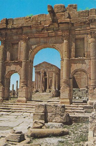 Postal 61826 : Sbeitla. Temple et forum romains