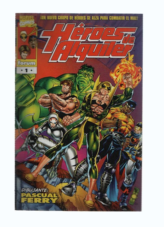 HEROES DE ALQUILER, Vol. 1, Numero 01: Heroes y Villanos (Forum 1998)