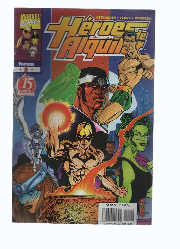 HEROES DE ALQUILER, Vol. 1, Numero 08: Revelaciones (Forum 1998)