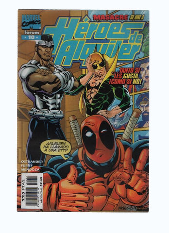 HEROES DE ALQUILER, Vol. 1, Numero 10: ¡Aliados Forzosos! (Forum 1998)