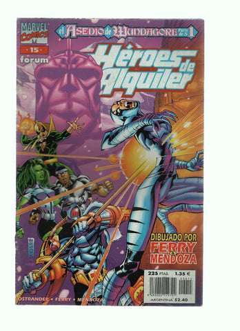 HEROES DE ALQUILER, Vol. 1, Numero 15: ¡Fuerza Mayor! (Forum 1998)