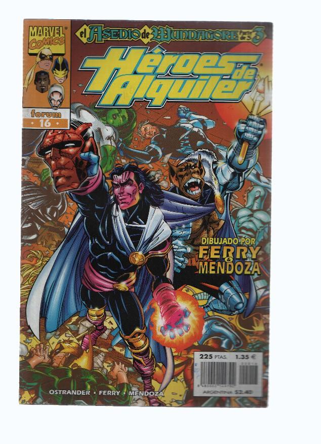HEROES DE ALQUILER, Vol. 1, Numero 16: ¡Crisis! (Forum 1998)