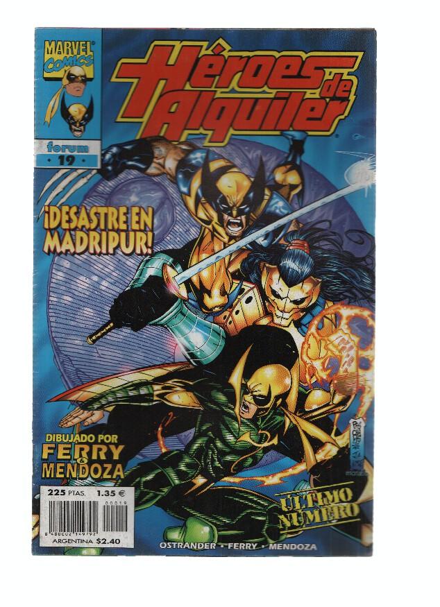 HEROES DE ALQUILER, Vol. 1, Numero 19: ¡Vendidos! (Forum 1998)