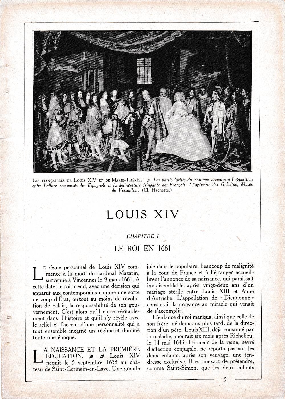 LAMINA 30071: Les fiançailles de Louis XIV et de Marie-Therese