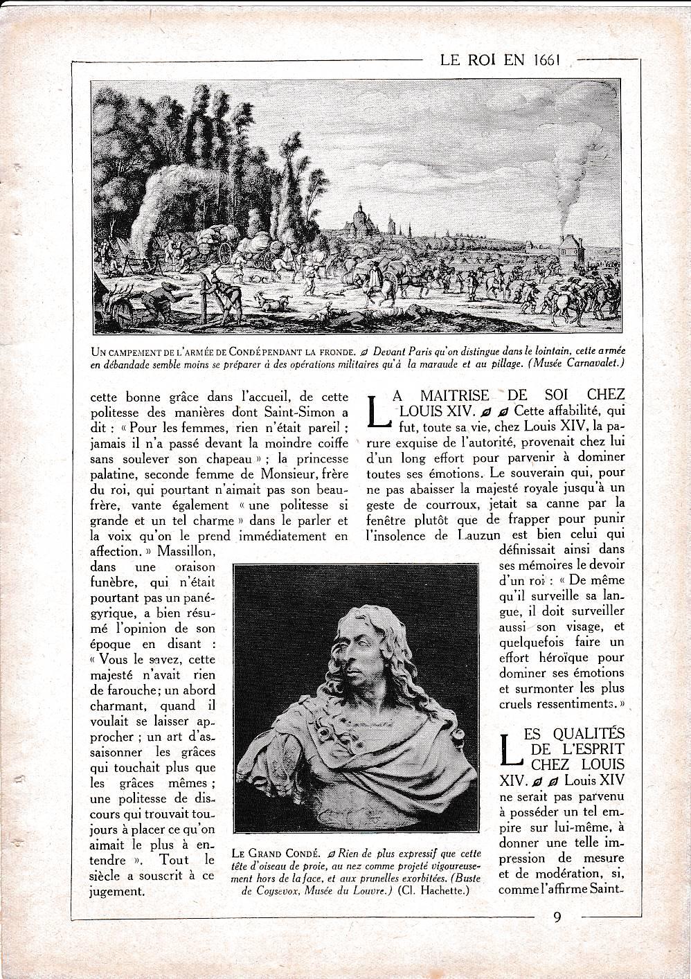 LAMINA 30073: Le campememnt de l armee de Conde pendant la fronde