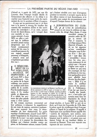 LAMINA 30078: Le magnifique portrait de Baousset par Rigaud