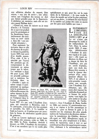 LAMINA 30079: Statue de Louis XIV Coysevox