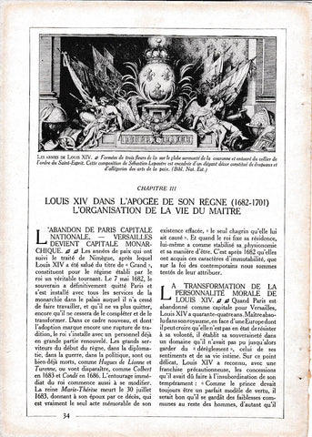 LAMINA 30085: Les armes de Louis XIV