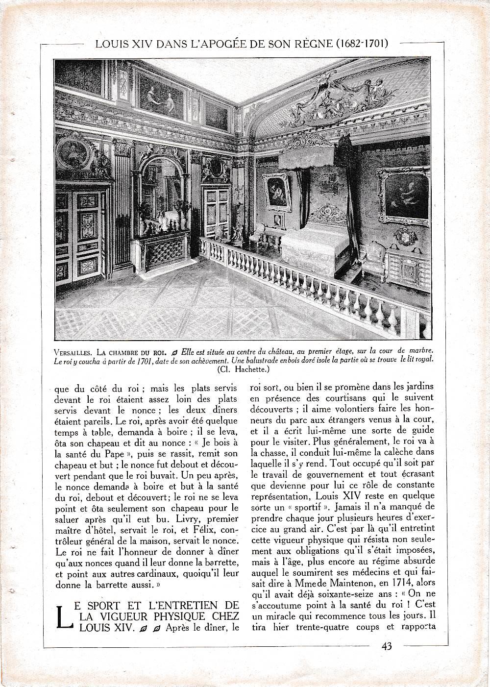 LAMINA 30090: La Chambre du Roi a Versailles