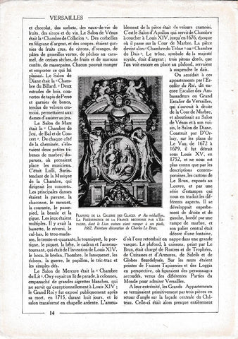 LAMINA 30041: Plafond de la Galerie des Glaces
