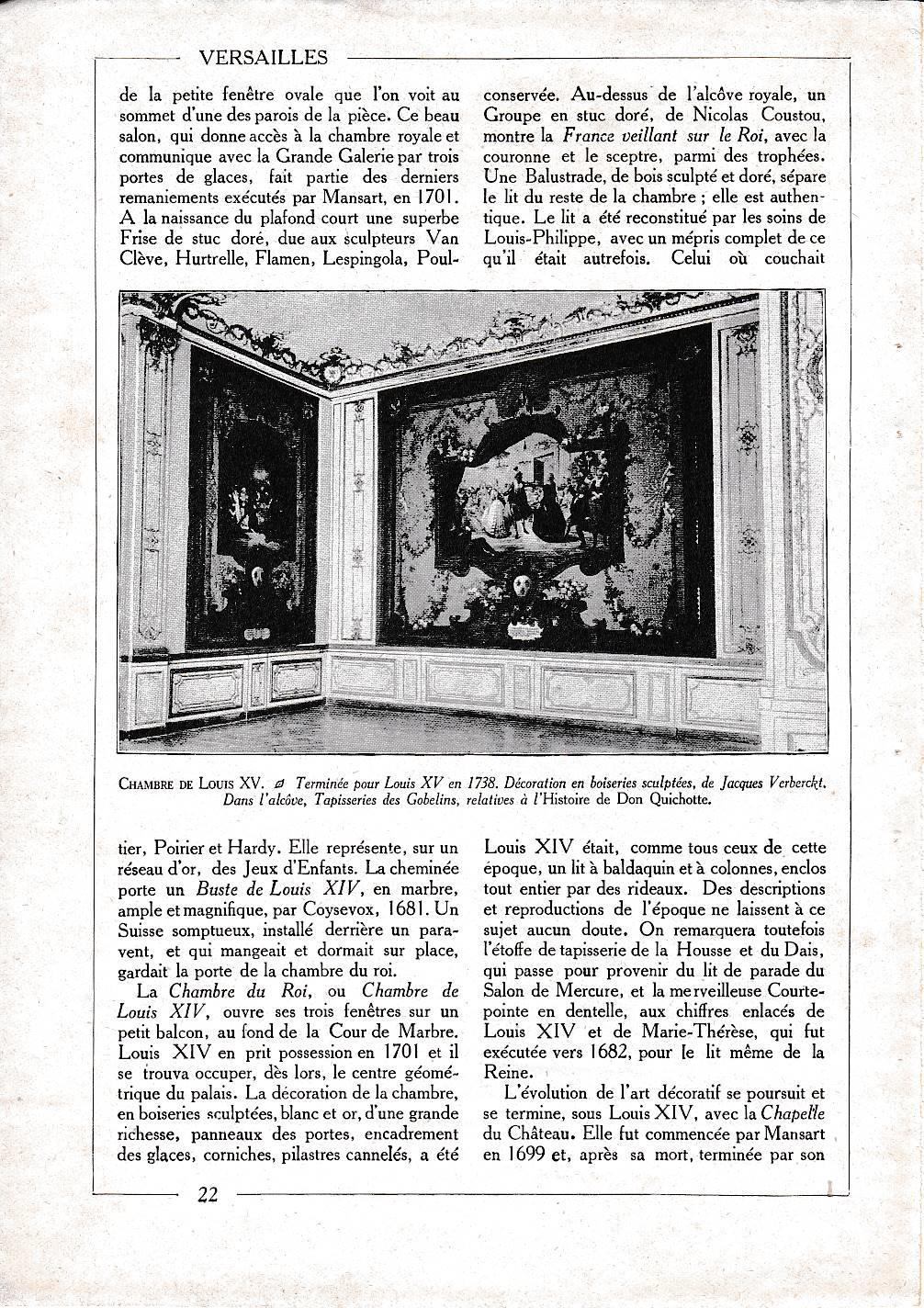 LAMINA 30045: Chambre de Louis XV