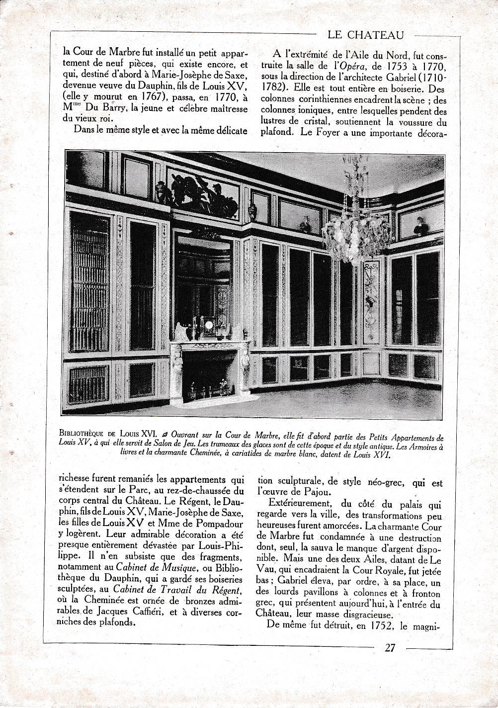 LAMINA 30048: Bibliotheque de Louis XVI