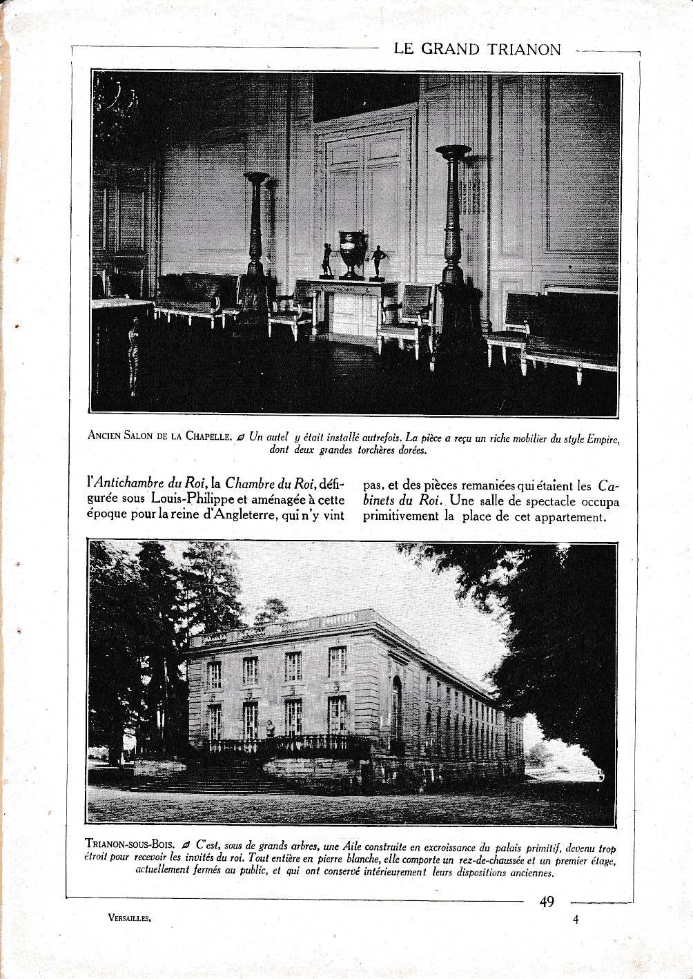 LAMINA 30059: Ancien Salon de la Chapelle et Trianon-sous-Bois