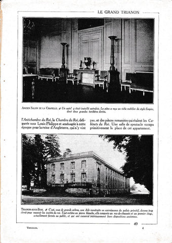 LAMINA 30059: Ancien Salon de la Chapelle et Trianon-sous-Bois
