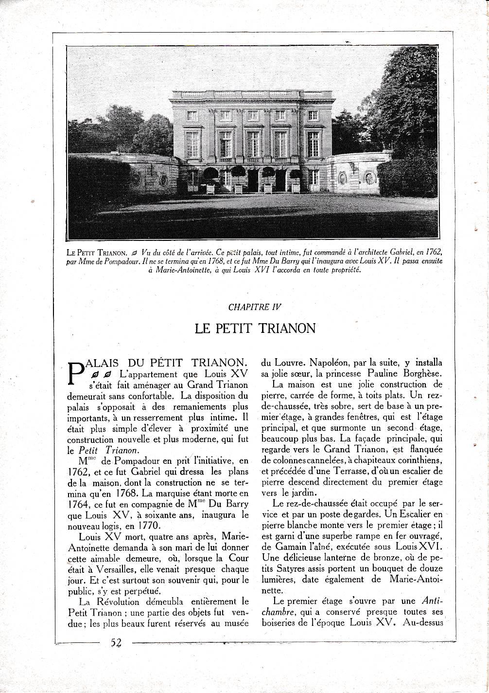 LAMINA 30060: Le Petit Trianon