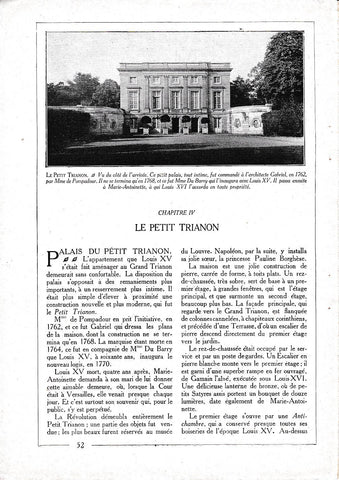 LAMINA 30060: Le Petit Trianon