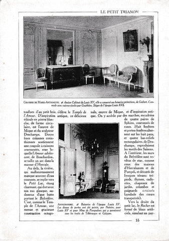 LAMINA 30062: Chambre de Marie-Antoniette et Antichambre