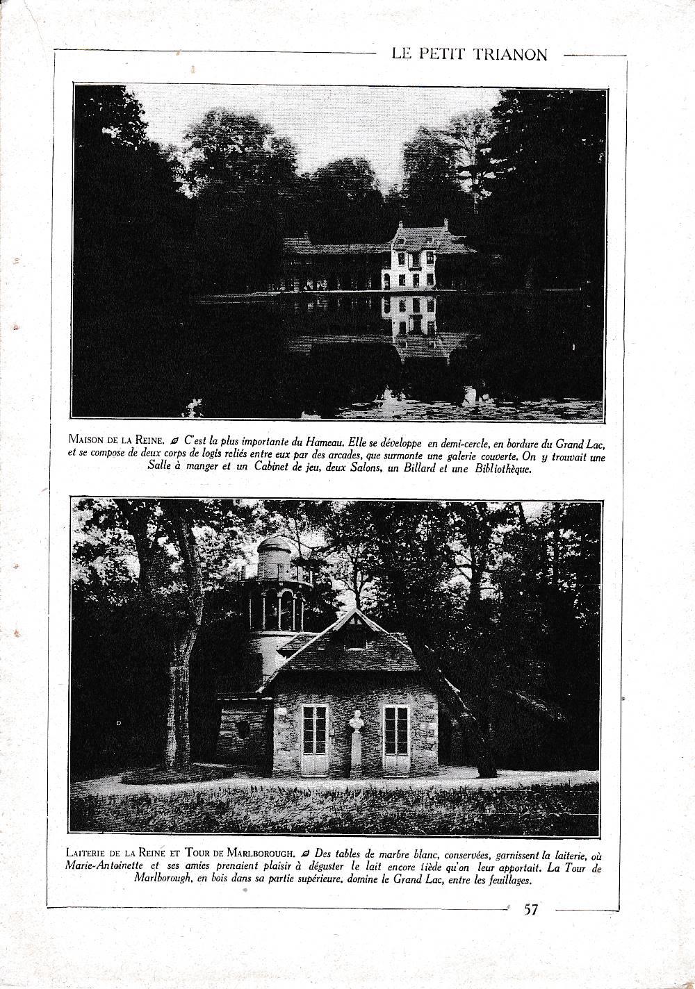 LAMINA 30063: Maison de la Reine et Laiterie de la Reine et Tour de Marlborouch