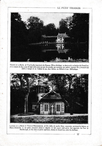 LAMINA 30063: Maison de la Reine et Laiterie de la Reine et Tour de Marlborouch