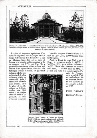 LAMINA 30065: Chapelle du Lycee Hoche et Porte du Grand Commun