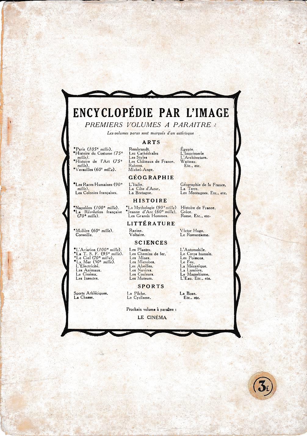 LAMINA 30067: Contratapa